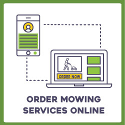 Online lawn best sale mowing service